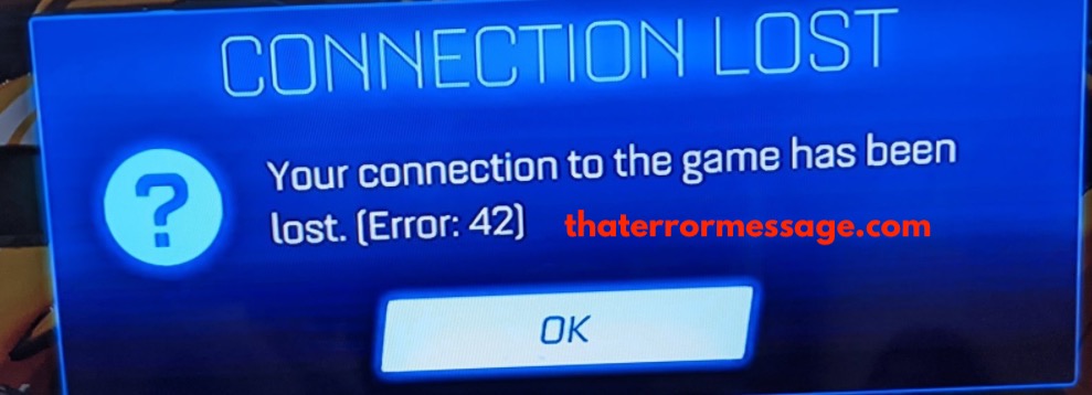 Your Connection To The Game Has Been Lost Error 42 Rocket League