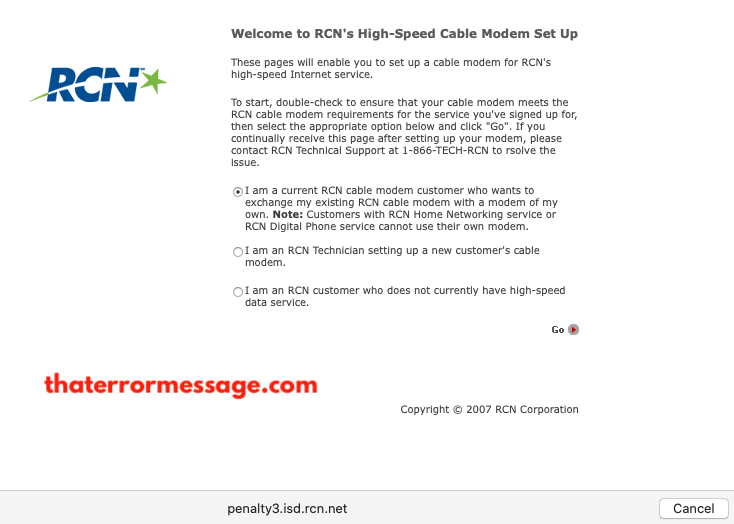 Rcn Cable Modem Setup