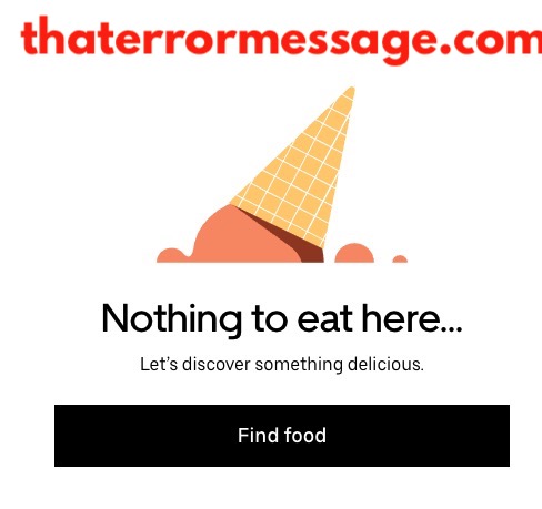 Nothing To Eat Here Uber Eats