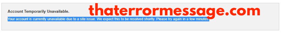 Account Temporarily Unavailable Facebook Business
