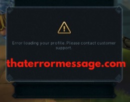 Error Loading Your Profile Runescape