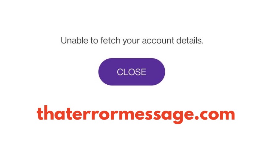 Unable To Fetch Your Account Details Phonepe