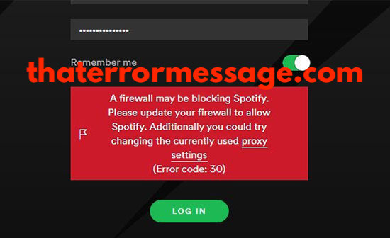 A Firewall Is Blocking Spotify