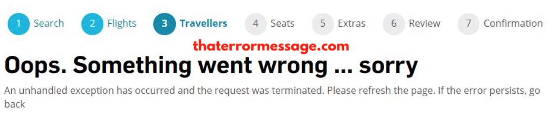 Something Went Wrong Kulula
