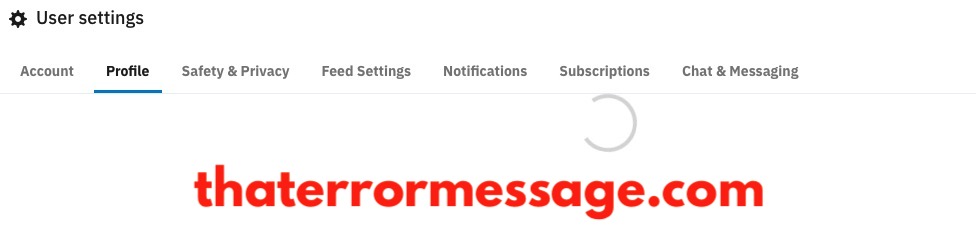 Reddit Profile Spinning