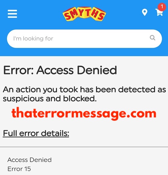 Access Denied Smyths Toys
