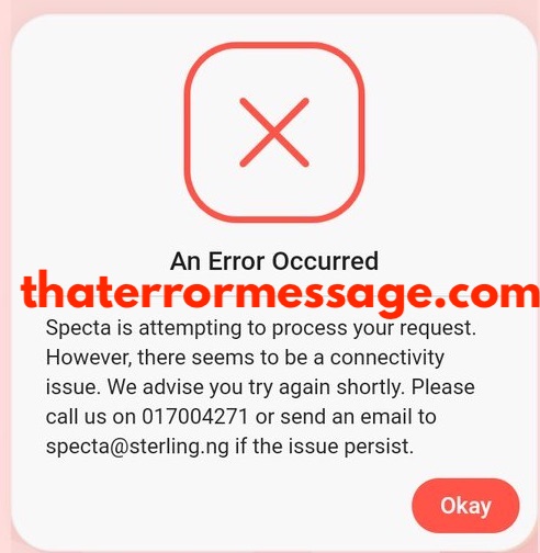 Specta Is Attempting To Process Your Request