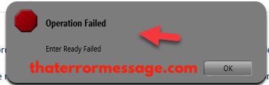 Operation Failed Enter Ready Failed Avaya