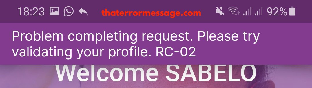 Problem Completing Your Request Rc 02 Steward Bank