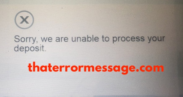 Sorry We Are Unable To Process Your Deposit Santander