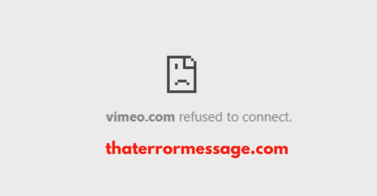 Vimeo Refused To Connect