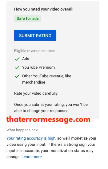 Youtube Rate Video Submit Rating Ads