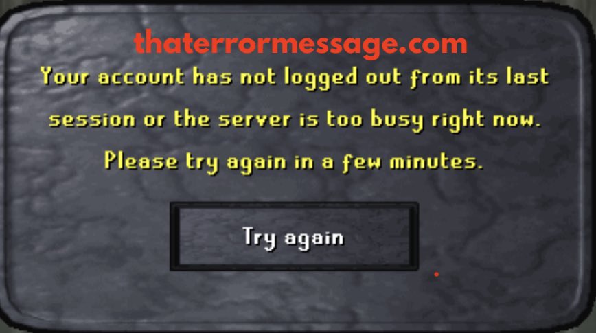 Server Is Too Busy Right Now Old School Runsecape