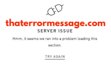 Server Issue The Sole Survivor