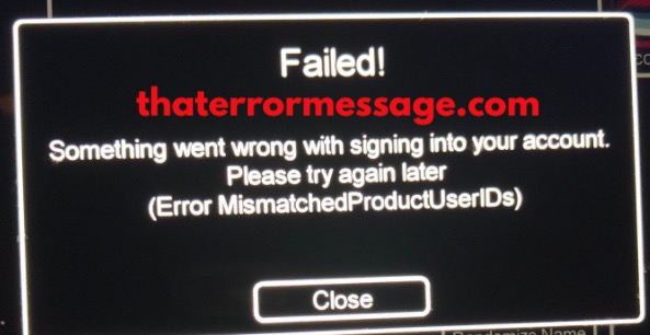 Error Mismatchproductuserids Among Us