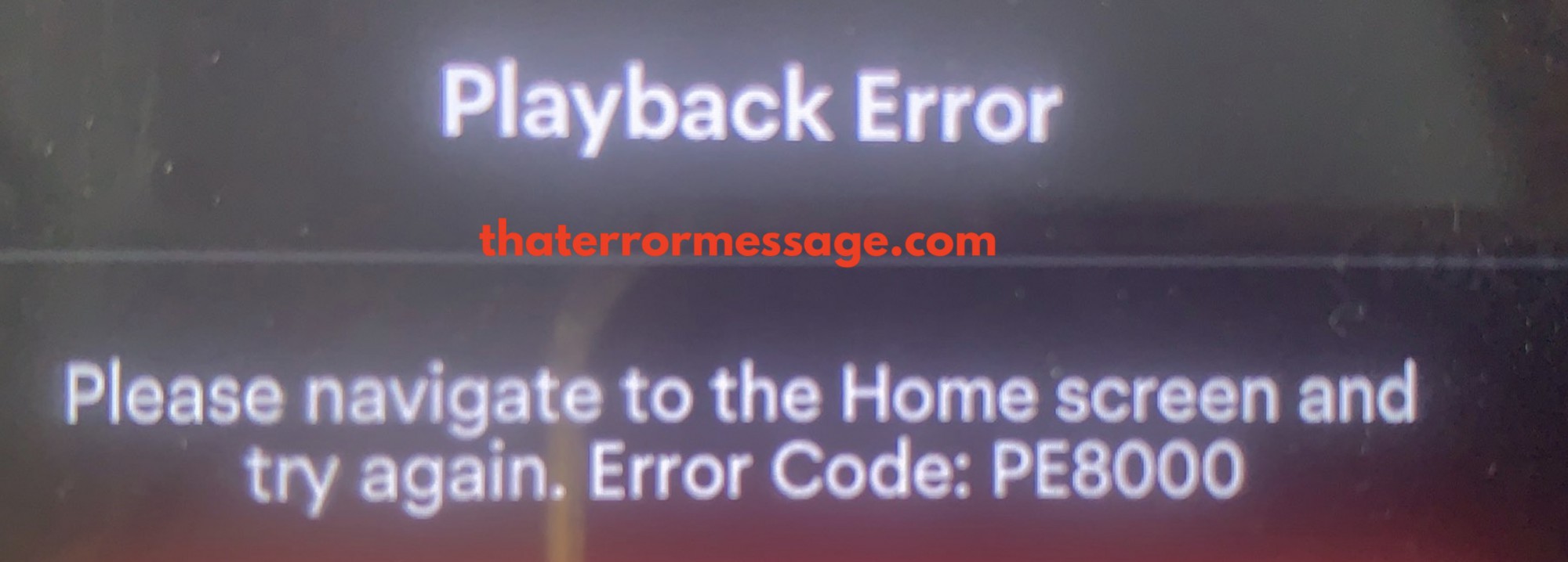 Error Code Pe8000 Playback Error Foxtel