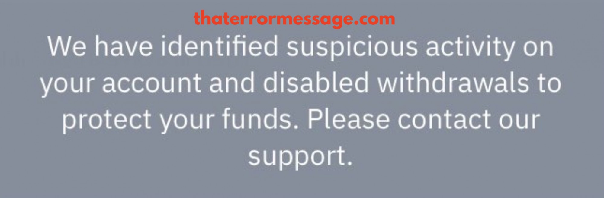 Suspicious Activity In Your Account Binance
