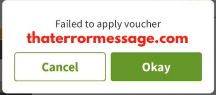 Failed To Apply Voucher Asada
