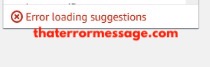 Error Loading Suggestion Amazon Web Services Aws