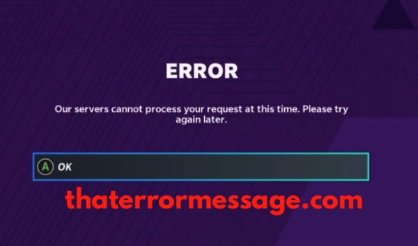 Our Servers Cannot Process Your Request At This Time Treat Tickets