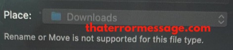 Rename Or Move Is Not Supported For This File Type Microsoft Word Mac