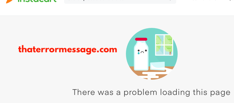 Problem Loading This Page Instacart