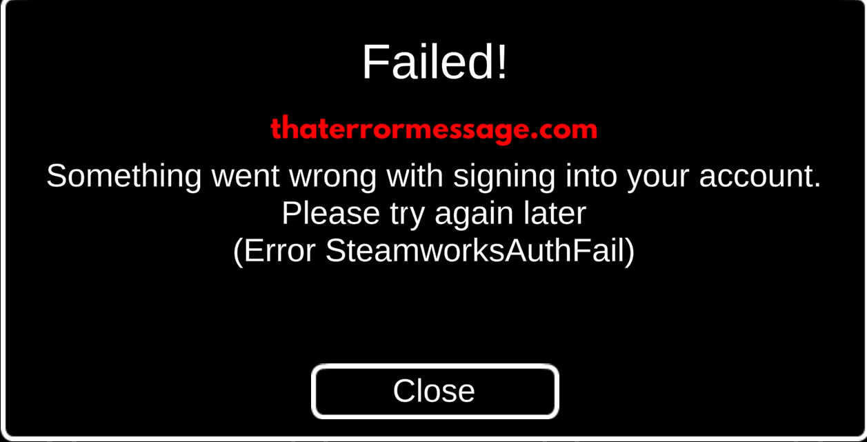 Error Steamworksauthfail Among Us