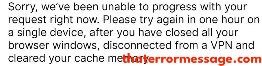 Unable To Progress With Your Request Right Now Vfs Global