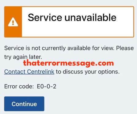 Service Unavailable Eo 0 2 Centrelink