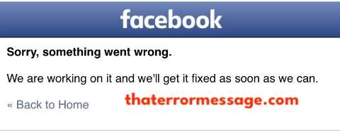 Something Went Wrong Facebook Deactivate Account
