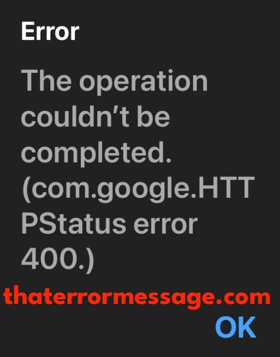 Operation Couldnt Be Completed Pstatus Error Youtube