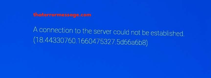 A Connection To The Server Could Not Be Established Playstation