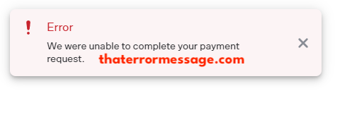 Unable To Complete Payment Venmo