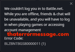 We Couldnt Log You Into Battlenet Blzbntbgs80000011