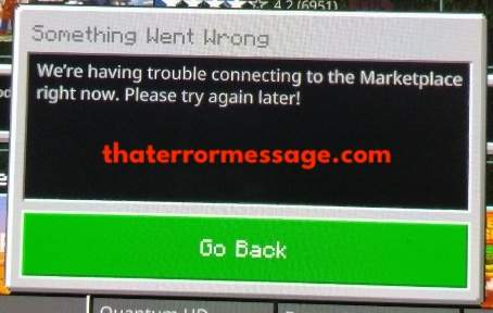 Trouble Connecting To The Marketplace Right Now Minecraft