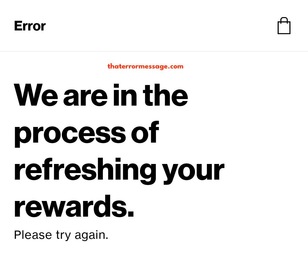 We Are In The Process Of Refreshing Your Rewards Verizon