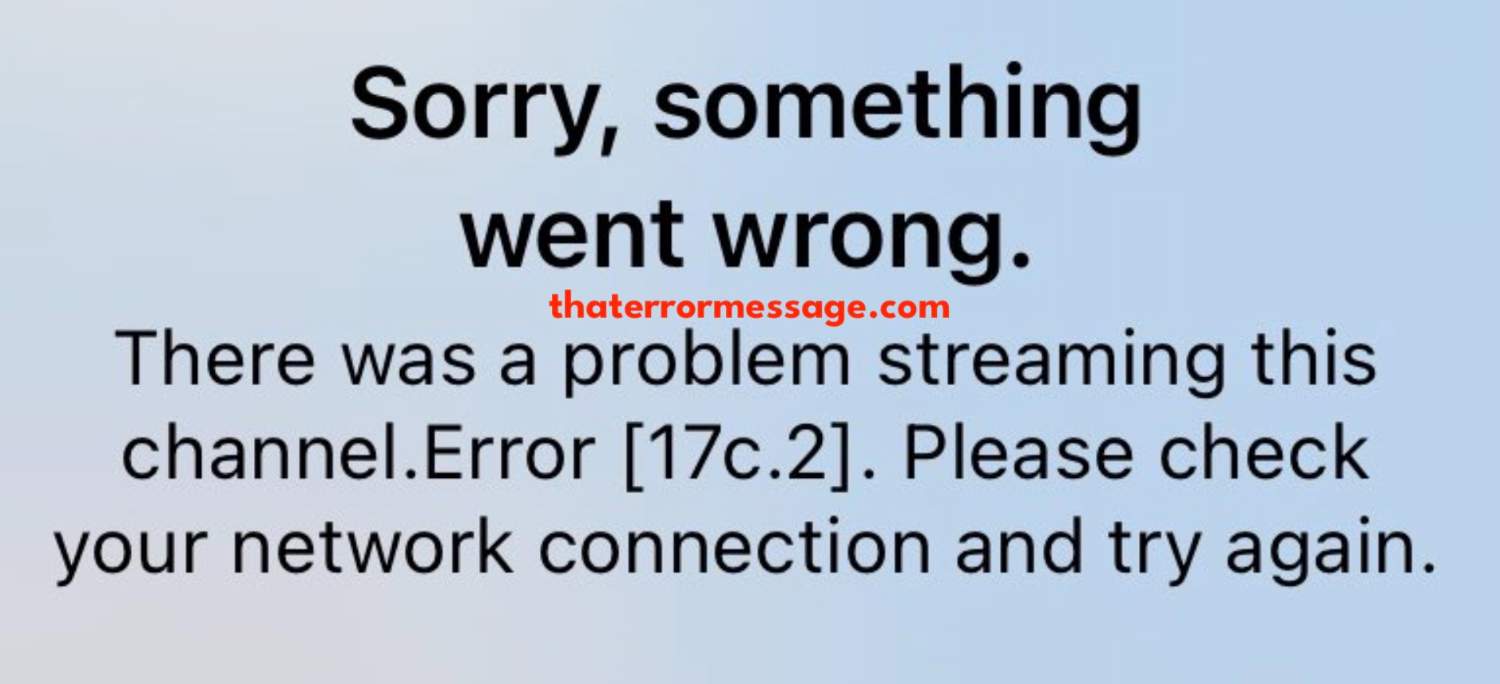 Something Went Wrong 17c2 Skytv