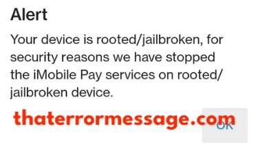 Your Device Is Rooted Jailbroken Stopped The Imobile Pay Services Icici Bank