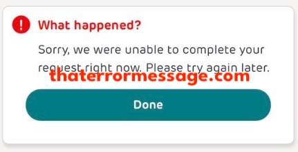 Unable To Complete Your Request Right Now Ee Everything Everywhere