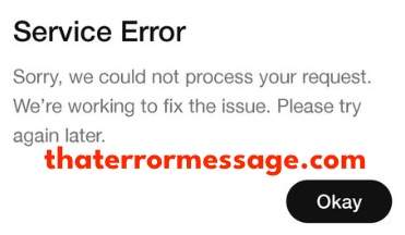 Service Error Nike