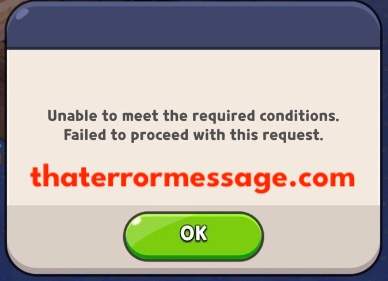 Unable To Meet The Required Conditions Cookie Run Kingdom