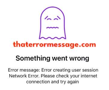 Error Creating User Session Chipper Cash App