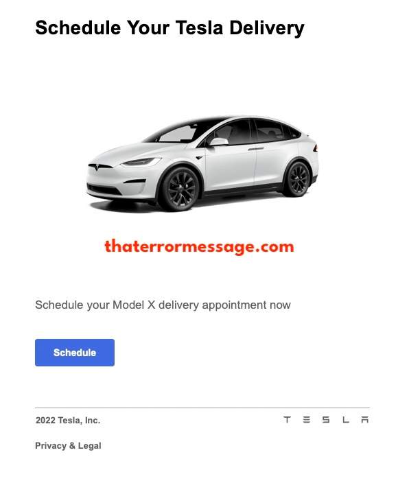 Schedule Your Tesla Delivery