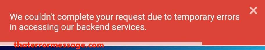 Couldnt Complete Your Request Due To Temporary Errors In Accessing Our Backend Services Uidai Aadhaar