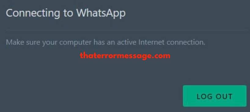 Connecting To Whatsapp