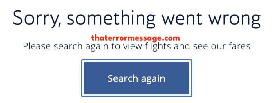 Please Search Again To View Flights And See Our Fares British Airways