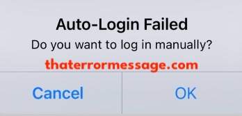 Auto Login Failed William Hill