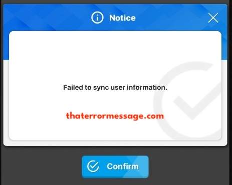 Failed To Sync User Information Nikke