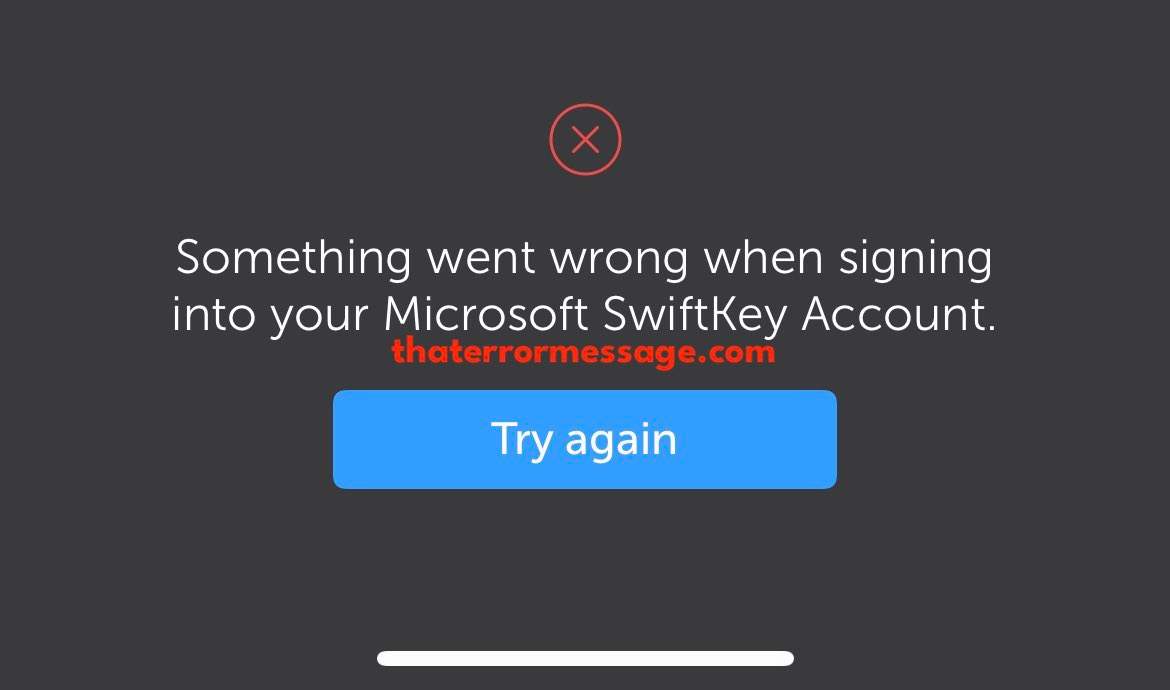 Something Went Wrong When Signing Into Your Microsoft Swiftkey Account Swiftkey