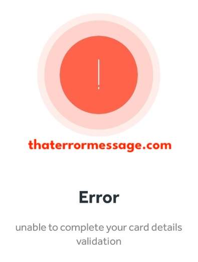 Unable To Complete Your Card Details Validation Access Bank